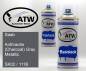 Preview: Saab, Anthracite (Charcoal) Gray Metallic, SK02 / 111B: 400ml Sprühdose + 400ml Klarlack - Set, von ATW Autoteile West.